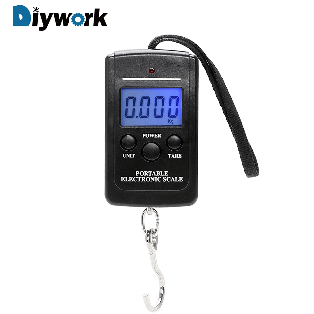 Цифровые рыболовные Весы DIYWORK с ЖК дисплеем портативные весы для багажа