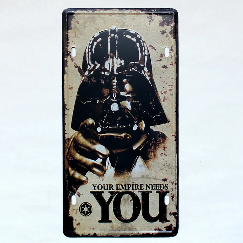 

[ Kelly66 ] YOUR EMPIRE NEEDS YOU Metal Plaque Bar House Wall Signs Painting Craft 15*30 CM Size P-113