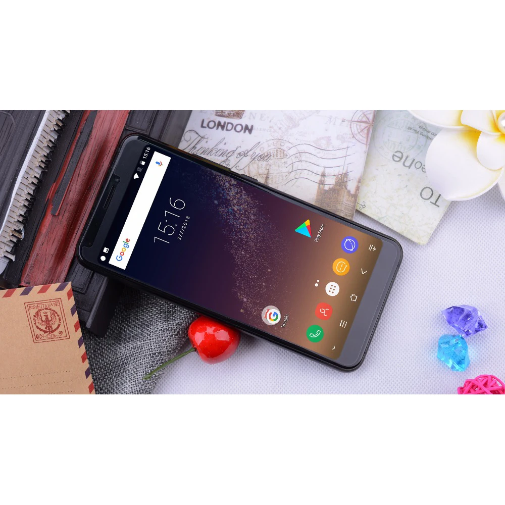 Blackview S6 MT6737 четырехъядерный смартфон с двойной задней камерой 18:9 5 7 &quotHD +