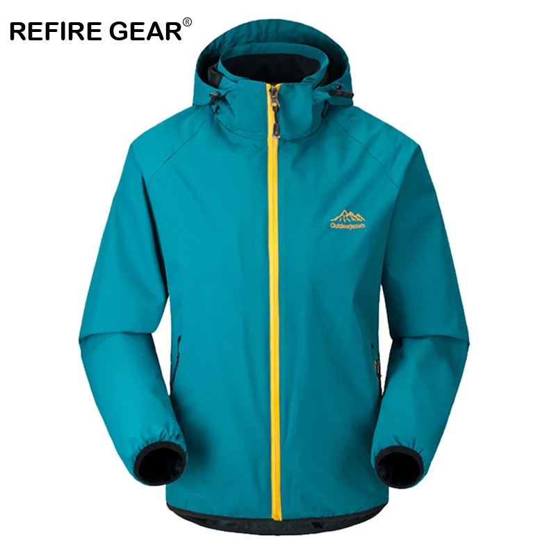 

ReFire Gear Spring Autumn Thin Outdoor Windbreaker Jackets Male Hunting Climbing Hiking Camping Coat Clothes Waterproof Jackets