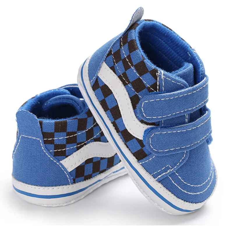 Милые парусиновые кроссовки для малышей от 0 до 18 месяцев; мягкая подошва для маленьких мальчиков и девочек; детские противоскользящие туфли