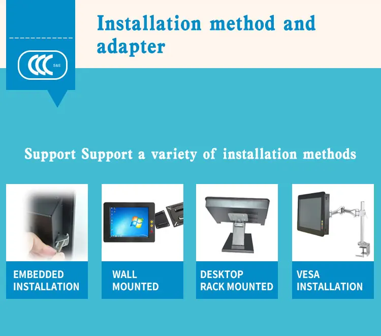 Настенное крепление 15 дюймов все в одном ПК 3xUSB2. 0 1xUSB3. 0 4 г оперативная память сенсорный экран промышленных панель pc