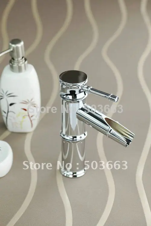 Contemporary Chrome Polished Basin Faucet Deck Mounted Single Handle Hole Hot Cold Water Excellent | Обустройство дома