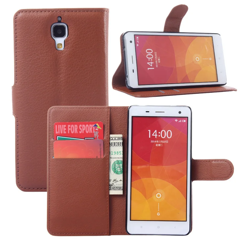 

For Xiaomi Mi4W Mi 4W Wallet Flip Leather Case For Xiaomi Mi4 Mi 4 Mi 4i 4c 5 6 Mi4i Mi4c Mi4s Mi5 Mi6 Mi A1 Phone Cover case>