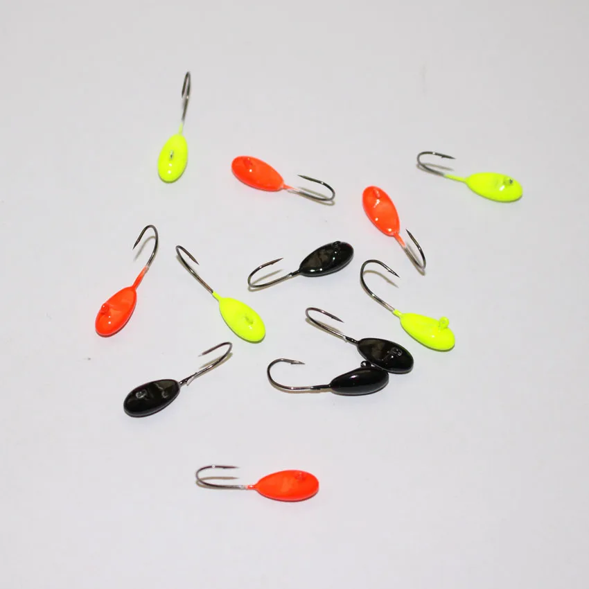 18pcs/lot 1.1g ice fishing hook small soft lure hook fishing accessory