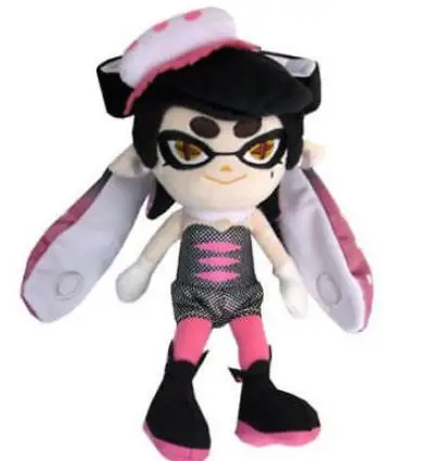 Подлинный Splatoon 2 judge-Kun Girl Inkling Boy Inkling плюшевые игрушки Новые - Цвет: black girl