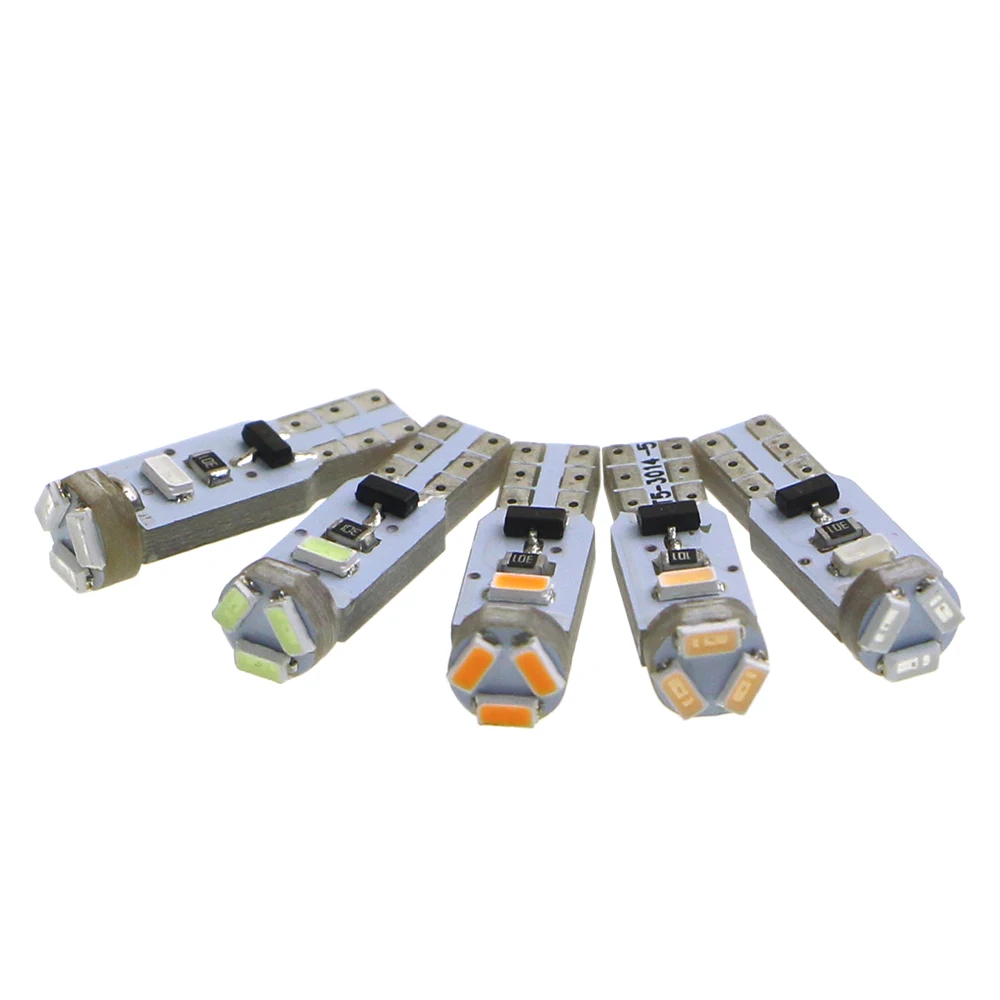 Светодиодная автомобильная лампа KEIN T5 w3w 10 шт. 5smd 3014 высокое качество панель t5