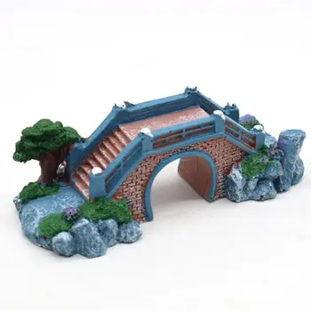 

New Arrival Resin Arch Bridge Fish Tank Ornament Decoration Aquatic Scenery Simulation Landscape