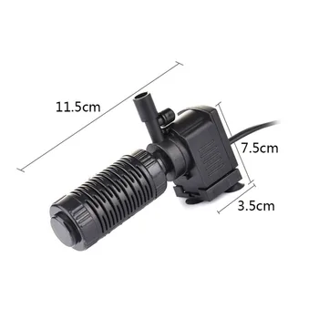 

200L/H Aquarium Filter Multi-function Aquarium Fish Tank Internal Purifier Submersible Pump Spray Water Tank Filter Accessories