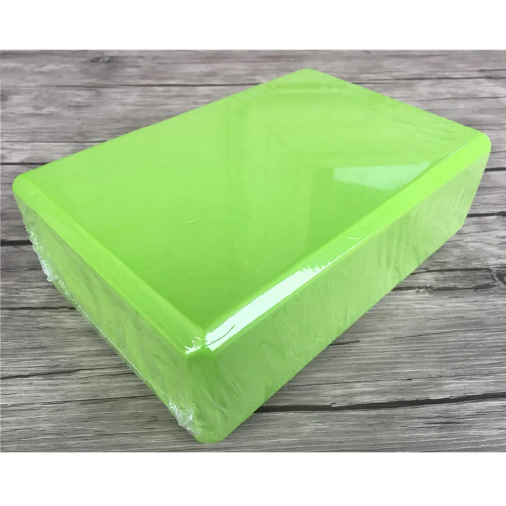 1 Pcs 8 Colors EVA Yoga Cork Block Pilates Foam Brick Home Stretch Gym Fitness Exercise Tool Washable Portable *30