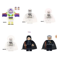 Single Story Buzz Lightyear Figures Harry Potter Crystal Ron Weasley Severus Snape Madame Hooch building block toys for children