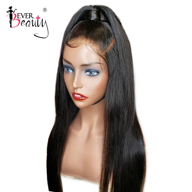 

Transparent Lace Wigs 360 Lace Frontal Wig Pre Plucked With Baby Hair Brazilian Straight Lace Front Human Hair Wigs Ever Beauty