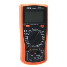Professionelle VICTOR VC890C + Digital Multimeter True RMS Multimeter 2000 UF Kondensator Temperaturmessung