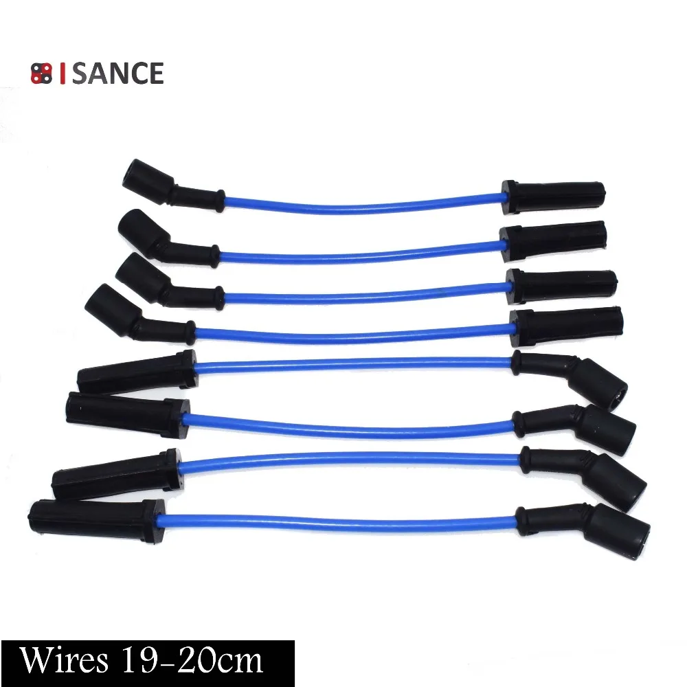 Комплект проводов ISANCE для свечей зажигания LS1 LS6 LQ9 Chevrolet Tahoe Silverado GMC Pontiac Cadillac 748GG