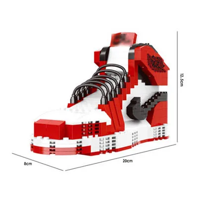 13 различных видов спорта большие баскетбольные кроссовки air jordan brick aj XI XIII III assemable Модель Строительный Блок игрушка для детей Подарки