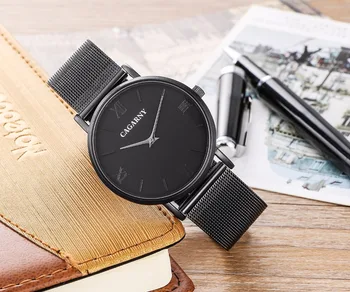 

Reloj Hombre 2019 CAGARNY Luxury Brands mens watches fashion Steel men watch date Business quartz watches Relogio Masculino