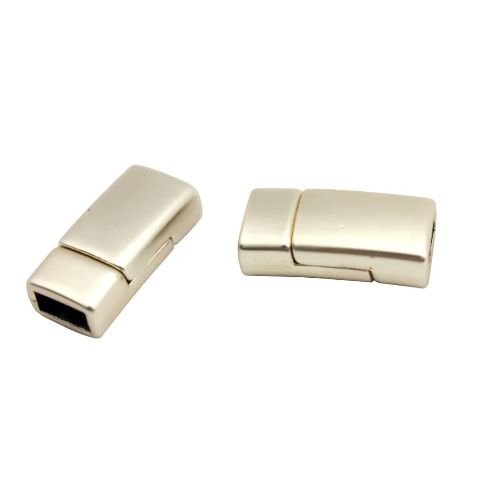 

3 sets 6mmx3mm Hole Matte Silver Magnetic Closure, 6mmx3mm Hole End Opening