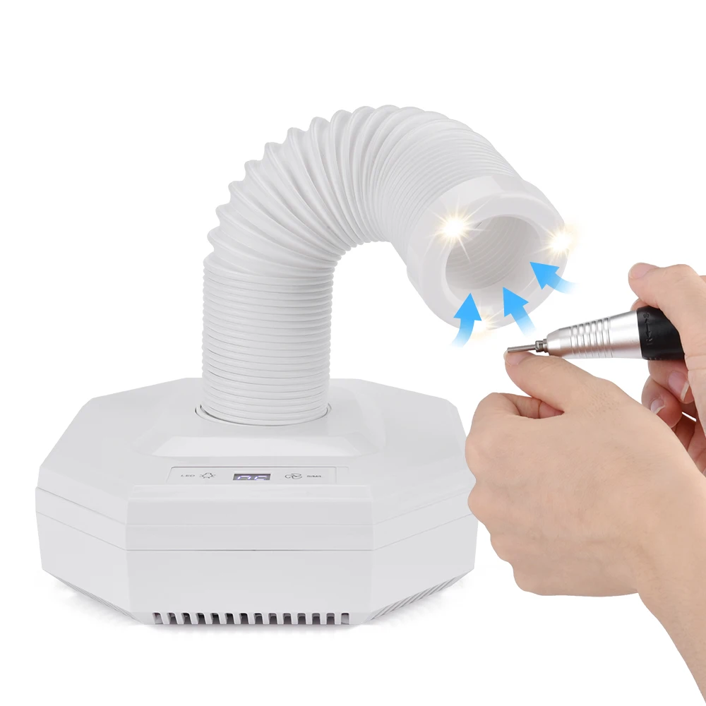 

Strong Nail Lamp Manicure Dust Vacuum Cleaner For Nail Art Equipment Dust Collector In UV Gel Remover Tools