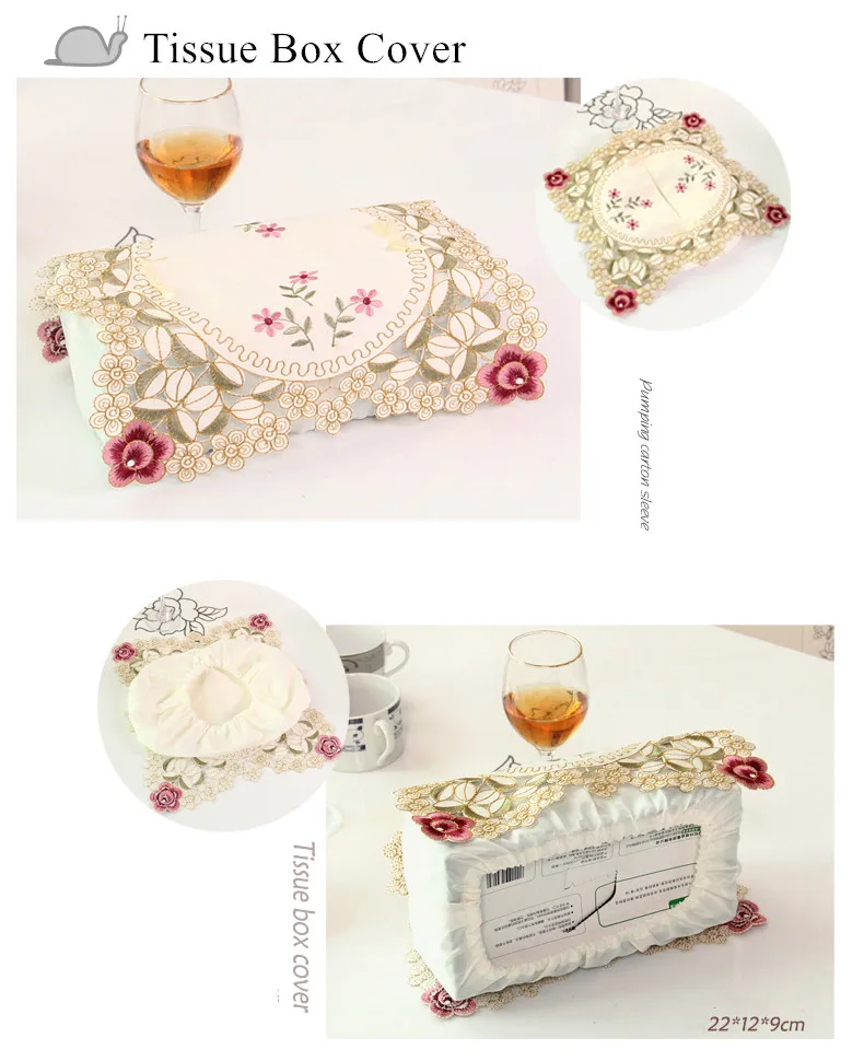 Модная европейская пасторальная скатерть с вышивкой, круглая скатерть для обеденного стола, покрытие для шкафа для свадебного украшения чайного стола