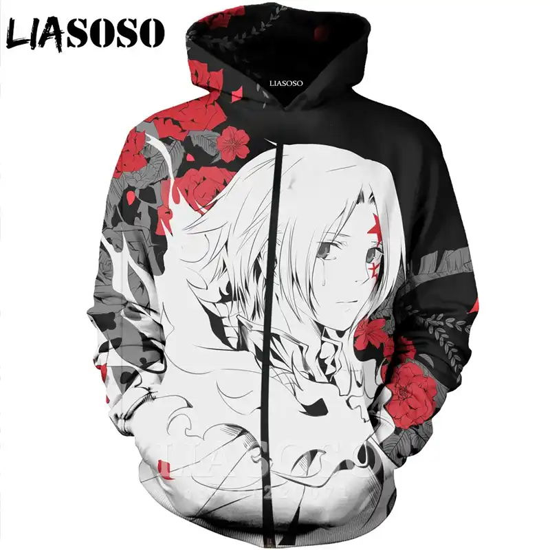 d gray man hoodie