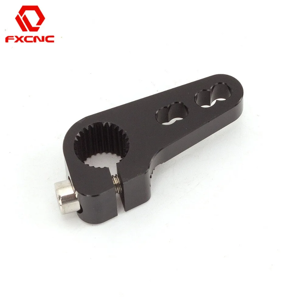 FX CNC Black Adjustable Aluminum Motorcycle Foot Rearset Gear Shift