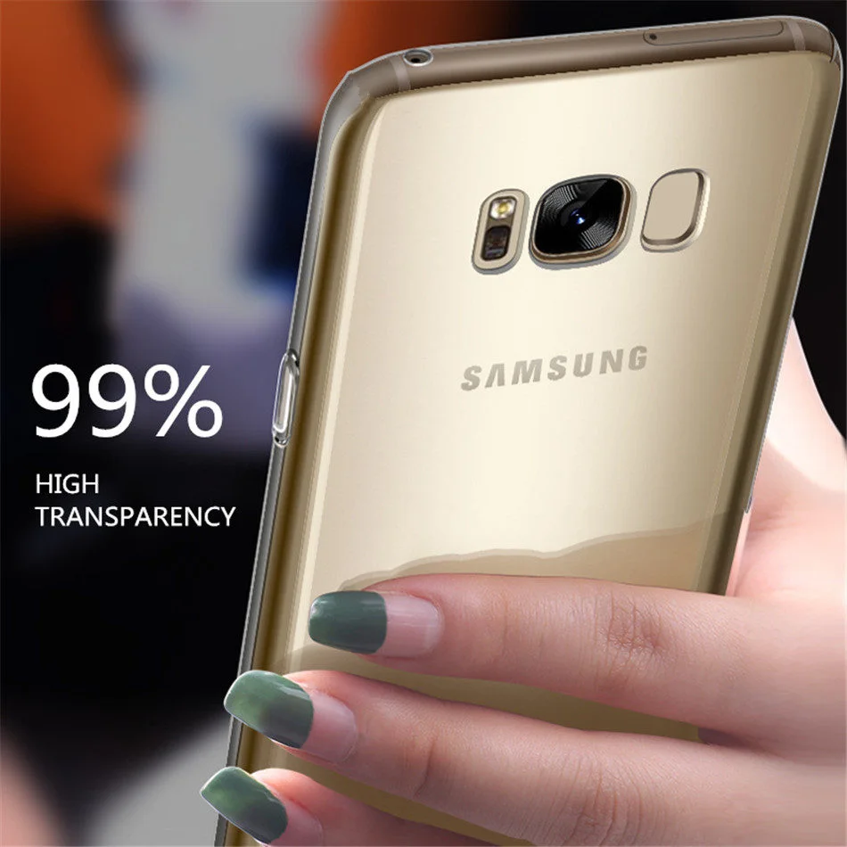 VTR Soft Ultra Thin Clear case For Samsung Galaxy S8 S8 plus S7 edge Transparent TPU cover Case For A3 A5 A7 2016 A3 A5 A7 20172