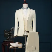 Slim Fit смокинг жениха 13 видов стилей Groomsmen Нотч свадебные/ужин Костюмы Best человек Жених(куртка+ Брюки для девочек+ жилет) b358