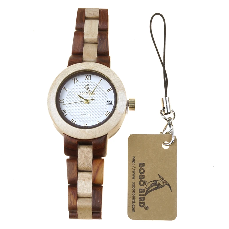Calendar Dialplate wooden watches M19 Cb2