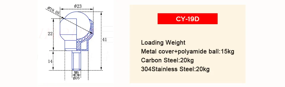 2pcs Ball Transfer Unit CY-12D/CY-19D/CY-25D Bearing Conveyor Roller Wheel Carbon Steel 304Stainless Steel Ball Bearing Units