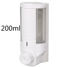 Жидкое мыло диспенсер с настенным креплением 200 мл аксессуары для ванной комнаты пластиковые моющие средства диспенсеры для шампуней двойная рука Кухня Мыло бутылка