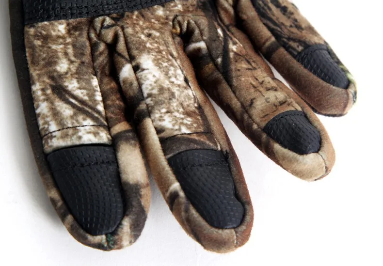 Camouflage Outdoor Warm Bionic Windproof Waterproof Anti skid Hunting Movement Gloves Winter Men Touch Screen Hiking Mountain Climbing Gloves (7)