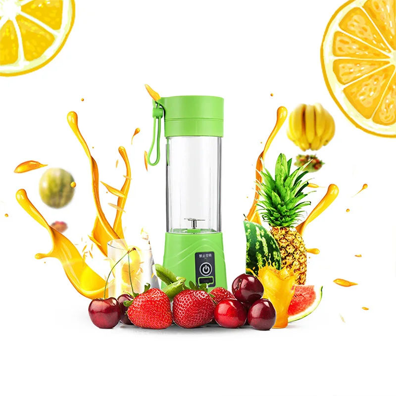 

380ml Portable Juice Blender USB Juicer Cup Multi-function Fruit Mixer Six Blade Mixing Machine Smoothies Baby Food dropshipping