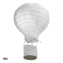 12inch Rainbow Hot Air Balloon Paper Lantern Sky Lanterns Chinese Wishing Lantern Wedding Party Birthday Decoration Home Decor