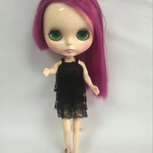 Обнаженная кукла blyth, фиолетовая Заводская кукла hai, подходит для DIY сменных игрушек для девочек
