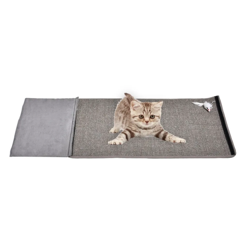 2018 Sofa Furniture Protector Pad Cat Scratching Mat Cat Scratching Post Toy For Natural Sisal Cats Catnip Tower XL