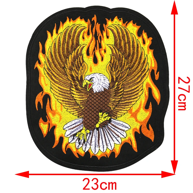 Biker Back Patch Large Patches for Jackets Embroidered Patches for Clothing  Punk Patches Stickers Applications for Sewing Badges