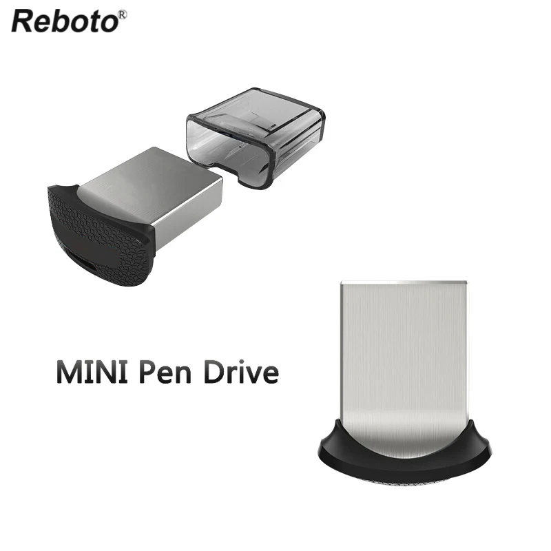 Reboto полная емкость супер маленький водонепроницаемый USB флэш-накопитель 64 ГБ 32 ГБ 16 ГБ 8 ГБ 4 ГБ флеш-накопитель Флешка USB