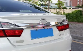 

Rear Trunk Steamer Trim Kits 2015 2016 2017 ABS Frame Panel Garnish Car Styling For Toyota Camry Accessories