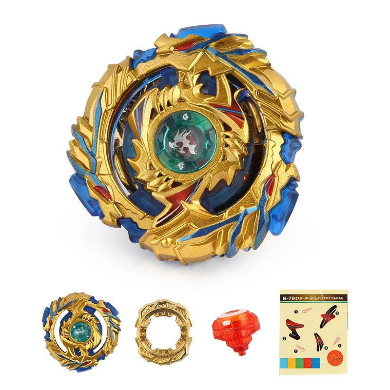 Gold style Beyblades Metal Fusion Beyblades Set Storage Box Top Beyblade burst bey blade Launcher Bayblade Toys For Children 