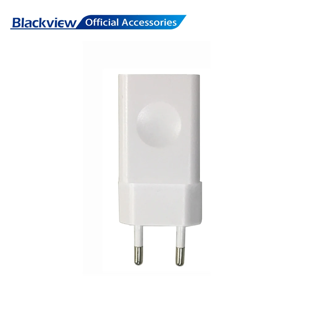 

Original Blackview Adapter Portable White Charger 5V 1A EU Travel Adapter Charger for A30, A20, A20 Pro BV1000 Mobile phone