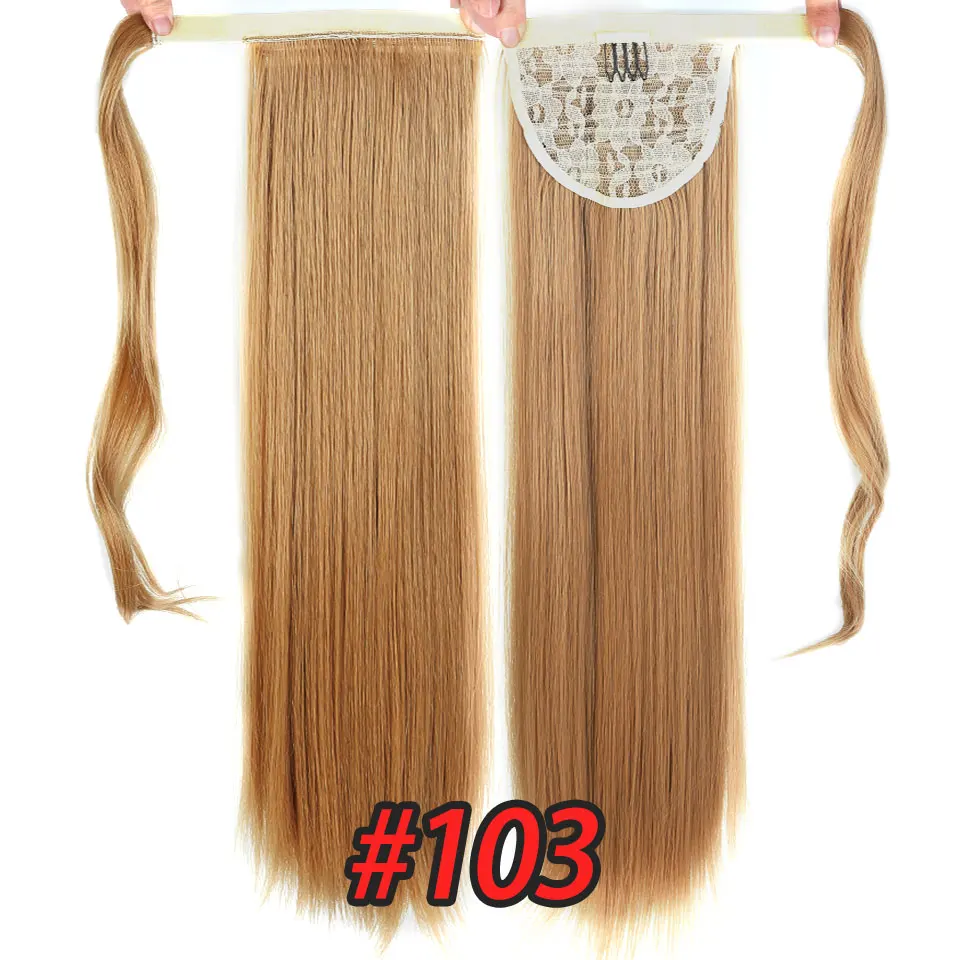 2" кудрявый конский хвост клип в наращивание волос для женщин синтетический шиньон шнурок конский хвост Pageup - Цвет: 0020-103
