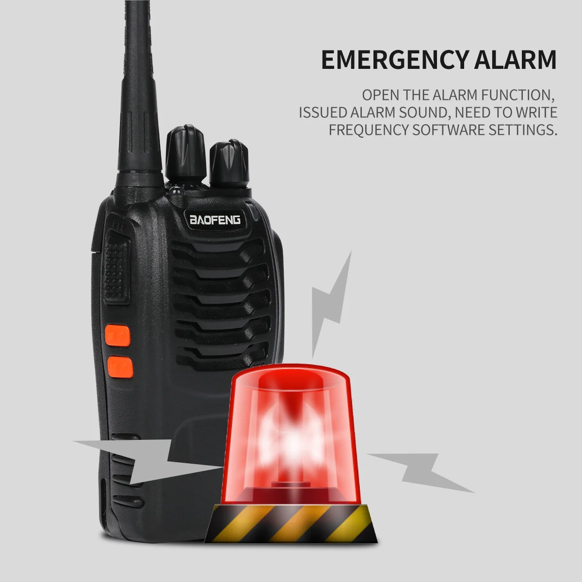 BaoFeng BF-888S Walkie Talkie USB зарядный адаптер UHF 400-470MHZ 2-Way радио 16 ch большой диапазон с наушниками 3,7 V 1500mah батарея