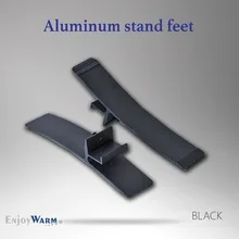 Tuv gs saa; rohs сертификат ЕС инфракрасная настенная нагревательная панель Алюминиевые ножки-подставки черный
