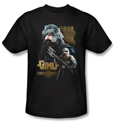 The Lord Of The Rings Kids T Shirt Gimli Black Shirt Youth-in T-Shirts