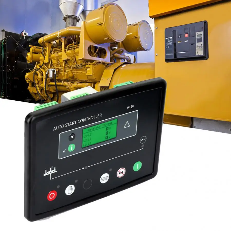 Electronics Generator Controller Auto Start Module Panel for Diesel Generator Generator Parts DSE6110 Electronics Generator Controller Auto Start Module Panel for Diesel Generator Generator Parts DSE6110