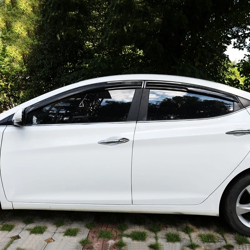 Для hyundai Elantra 2016 2017 2018 хромированное автомобильное окно солнцезащитный козырек