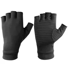 Copper Fiber Compression Arthritis Gloves Pain Relief Wrist Joints Support Brace MU