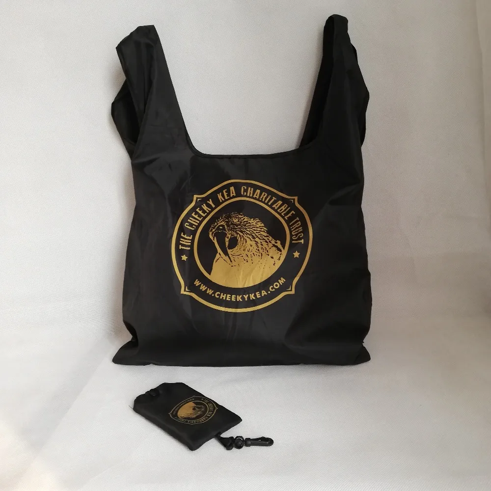

Wholesale 500 pcs/lot 55Hx35.5cm Nylon Polyester Foldable Shopping Bags Reusable Tote Vegetable Market Folding Pouch Hand Bags