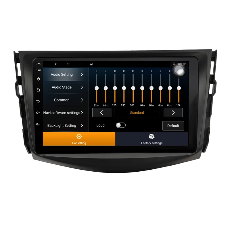 Best Android 9.1 Quad Core 1024*600 8 inch Two Din Car DVD GPS for Toyota RAV 4 RAV4 2007-2011 Support DVR OBD2 DAB 3G 4G WiFi Radio 3