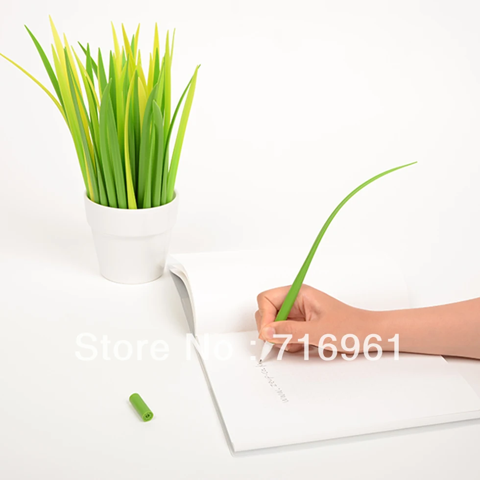 South Korean creative small grass Pooleaf cute stationery Grass blade